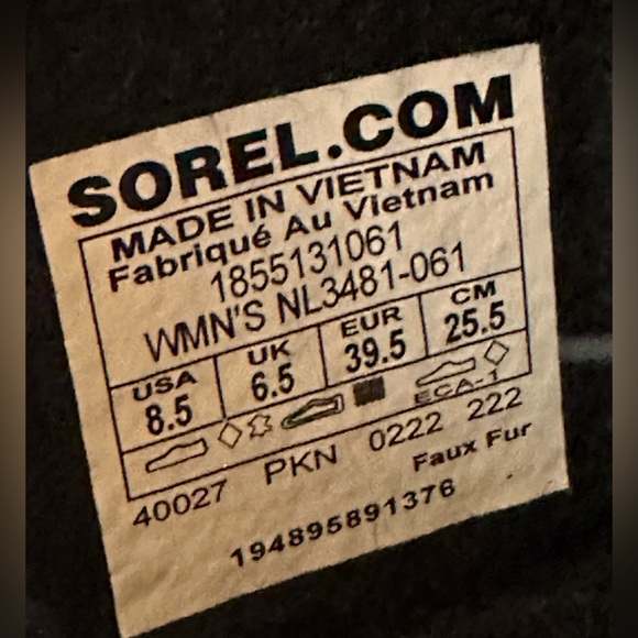 Sorel Joan of Arctic boots. Size 81/2. Winter boots. - Picture 5 of 5